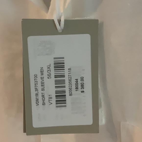 120% LINO - Men's Linen White and Pink Button Down Shirt - NEW - Picture 5 of 9